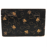 Stunning C. 1800 Very Fine Chinese Export (Canton) Lacquered Tea Caddy