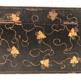 Stunning C. 1800 Very Fine Chinese Export (Canton) Lacquered Tea Caddy