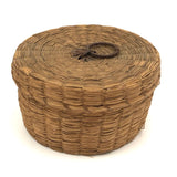 Set of Three Progressively Sized Old Wabanaki Sweet Grass Baskets