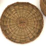 Set of Three Progressively Sized Old Wabanaki Sweet Grass Baskets