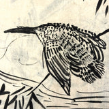 Marvelously Expressive Birds in Nature, Japanese Edo Period (1830-40s) Sketchbook of Original Ink Drawings