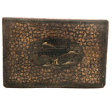 Stunning C. 1800 Very Fine Chinese Export (Canton) Lacquered Tea Caddy