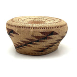 Stunning, Beautiful Condition Hupa/Karuk/Yoruk Northwest Native Basket with Geometric Pattern