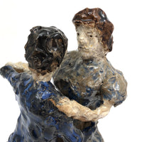 Fabulous Dancing Couple, Ceramic Sculpture by Unknown Artist