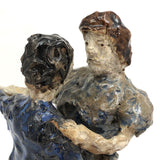 Fabulous Dancing Couple, Ceramic Sculpture by Unknown Artist