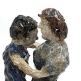 Fabulous Dancing Couple, Ceramic Sculpture by Unknown Artist