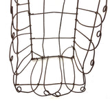 Antique Handmade Wirework Planter Basket