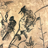 Marvelously Expressive Birds in Nature, Japanese Edo Period (1830-40s) Sketchbook of Original Ink Drawings