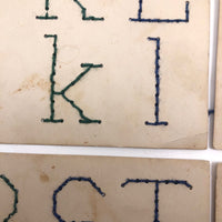 Early 20th C. Alphabet Sewing Cards