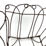Antique Handmade Wirework Planter Basket