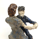 Fabulous Dancing Couple, Ceramic Sculpture by Unknown Artist