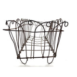 Antique Handmade Wirework Planter Basket