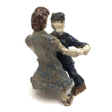 Fabulous Dancing Couple, Ceramic Sculpture by Unknown Artist