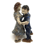 Fabulous Dancing Couple, Ceramic Sculpture by Unknown Artist