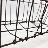 Antique Handmade Wirework Planter Basket