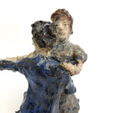 Fabulous Dancing Couple, Ceramic Sculpture by Unknown Artist