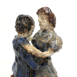 Fabulous Dancing Couple, Ceramic Sculpture by Unknown Artist