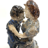 Fabulous Dancing Couple, Ceramic Sculpture by Unknown Artist