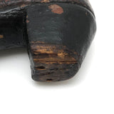 Early Elongated Carved Snuff Box Shoe with Great Patina