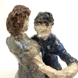 Fabulous Dancing Couple, Ceramic Sculpture by Unknown Artist