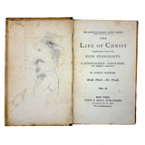 The Life of Christ, 1870, with Unholy Endpaper Drawings!
