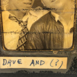 Drue and ?, Taped Over Vintage Photobooth Snap