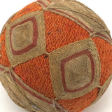 Beautiful Antique Pennsylvania Amish Sewing Ball (with a bit of darned repair, too)