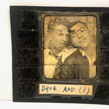 Drue and ?, Taped Over Vintage Photobooth Snap