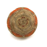 Beautiful Antique Pennsylvania Amish Sewing Ball (with a bit of darned repair, too)