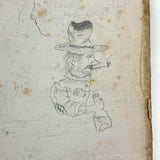 The Life of Christ, 1870, with Unholy Endpaper Drawings!