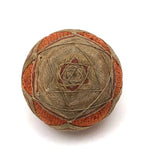 Beautiful Antique Pennsylvania Amish Sewing Ball (with a bit of darned repair, too)