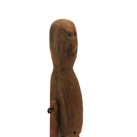 SOLD Carved Articulated Folk Art Figure with Goofy Face