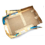 Very Scarce US Embossing Co American Flag Blocks in Original Aptly Distressed Box (One Missing)