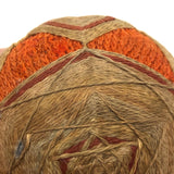 Beautiful Antique Pennsylvania Amish Sewing Ball (with a bit of darned repair, too)