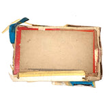 Very Scarce US Embossing Co American Flag Blocks in Original Aptly Distressed Box (One Missing)