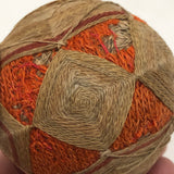Beautiful Antique Pennsylvania Amish Sewing Ball (with a bit of darned repair, too)
