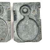 Unusual Antique Pocket Watch Mold Marked T Mills & Bros Philadelphia