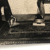 Old and New Hoovers, Old Black and White Snapshot