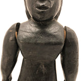 SOLD Curious Chunky Black Painting Figure with Wonderfully Large and Expressive Arms