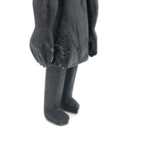 SOLD Curious Chunky Black Painting Figure with Wonderfully Large and Expressive Arms