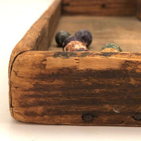 Antique Homemade Marble Run with Large Catching Platform (for All Sorts of Things)