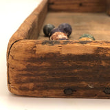 Antique Homemade Marble Run with Large Catching Platform (for All Sorts of Things)