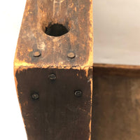 Antique Homemade Marble Run with Large Catching Platform (for All Sorts of Things)