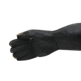 SOLD Curious Chunky Black Painting Figure with Wonderfully Large and Expressive Arms