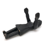 SOLD Curious Chunky Black Painting Figure with Wonderfully Large and Expressive Arms