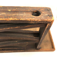 Antique Homemade Marble Run with Large Catching Platform (for All Sorts of Things)