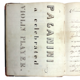 1840 British Commonplace Book with Beautiful Lettering and Watercolor Maps + 1890s Additions