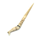 Wonderful c. Mid 19th Century Whaler Made Scrimshaw Ladies Leg Bodkin