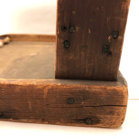 Antique Homemade Marble Run with Large Catching Platform (for All Sorts of Things)