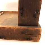 Antique Homemade Marble Run with Large Catching Platform (for All Sorts of Things)